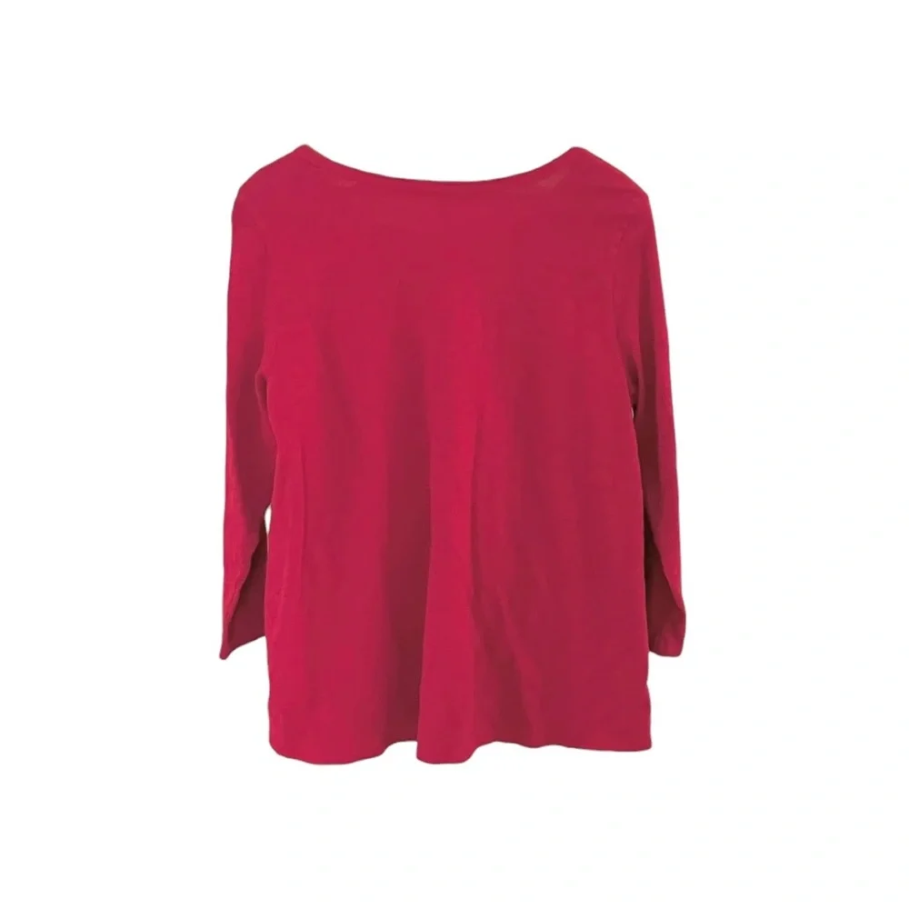 💥2 for 1 💥Habitat Vibrant Red Long Sleeve Top - Picture 2 of 3